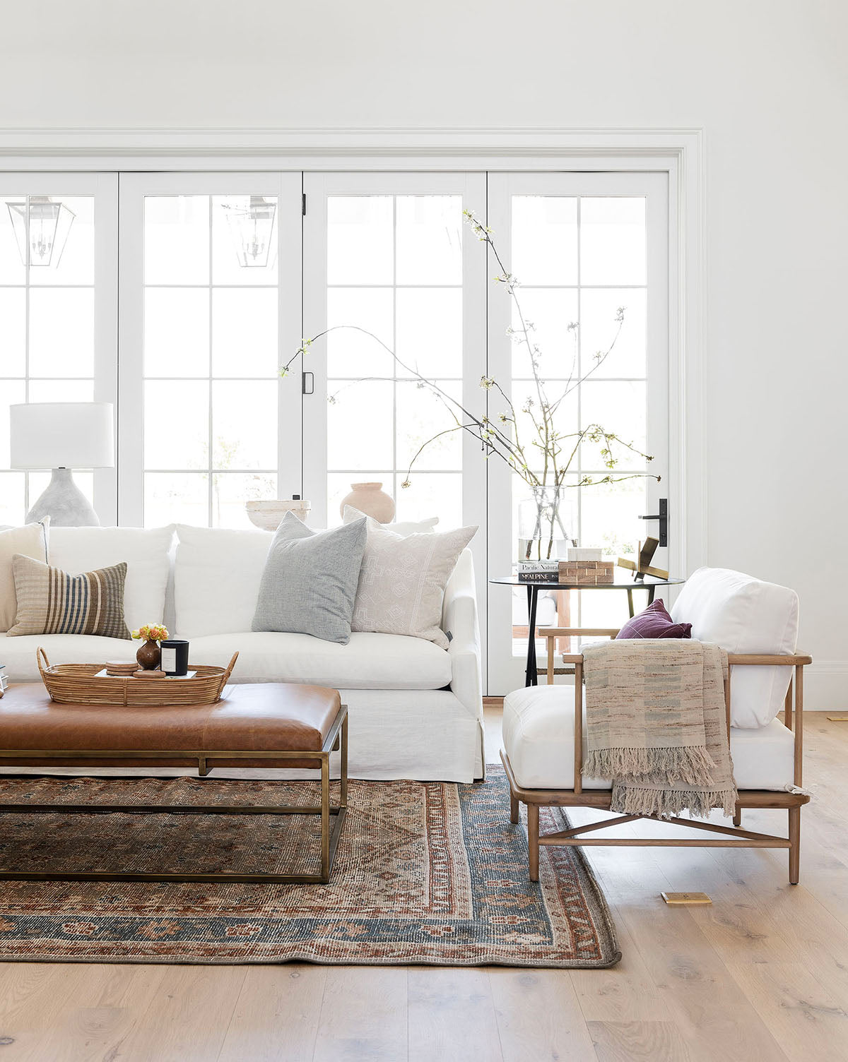 Harlow Leather Coffee Table