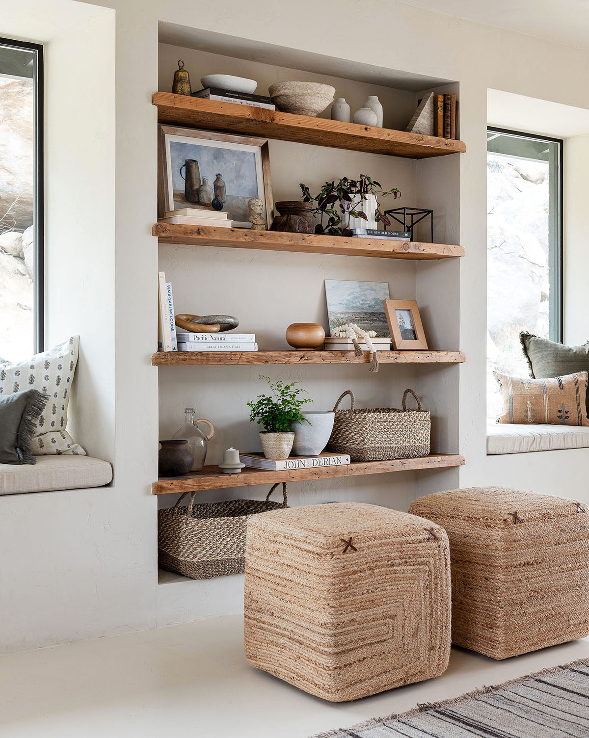 Kelvin Woven Ottoman
